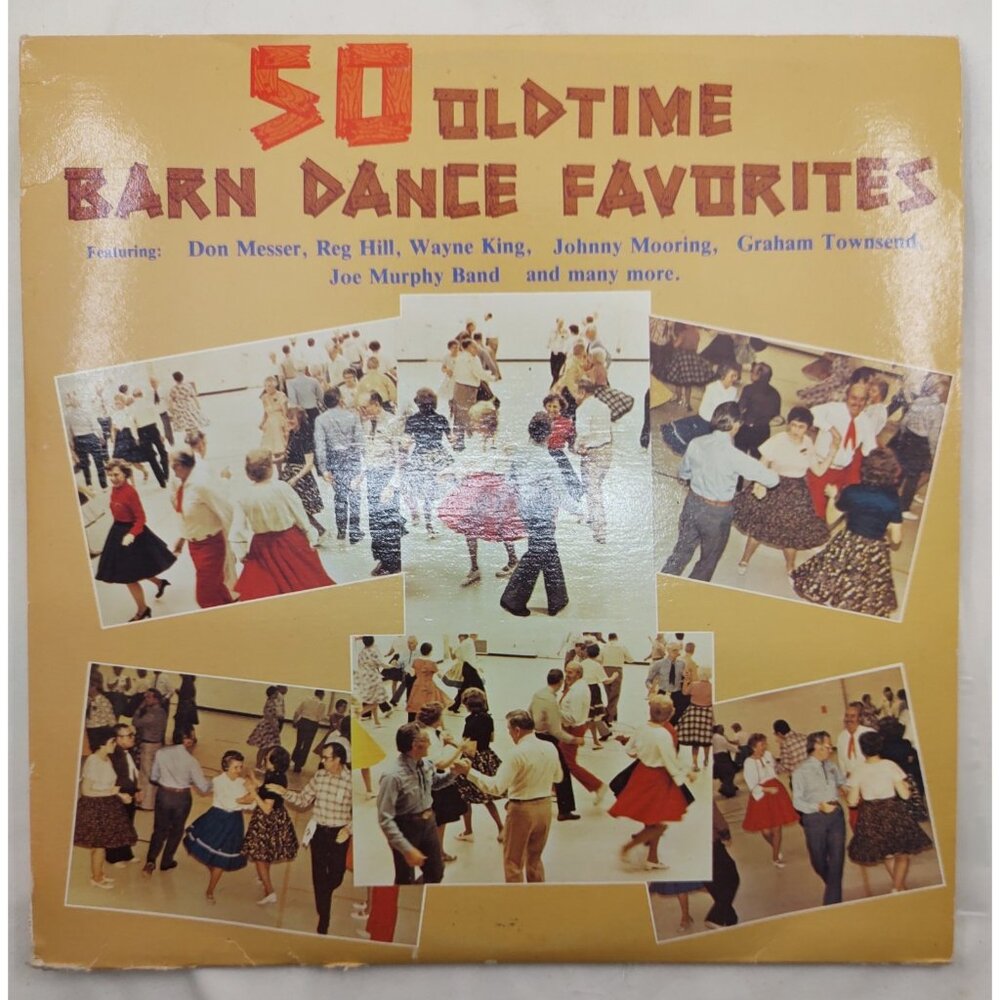 50 Old Time Barn Dance Favorites 3LP Vinyl Set Don Messer Country Folk Music LP!